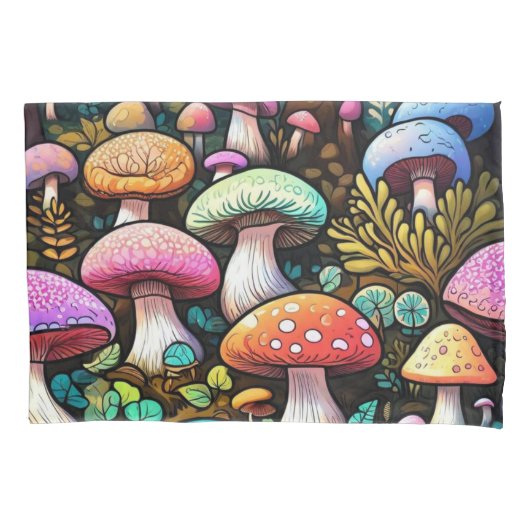 かわいいカラフル 枕カバー (正面)