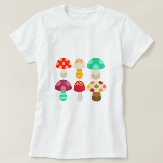 かわいいカラフル Tシャツ (デザイン正面)