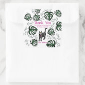 かわいいカラベラキャッツ子供の誕生日パーティーの好意 スクエアシール (バッグ)