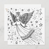 かわいいカラーアートガーディアンエンジェル シーズンカード (正面/裏面)