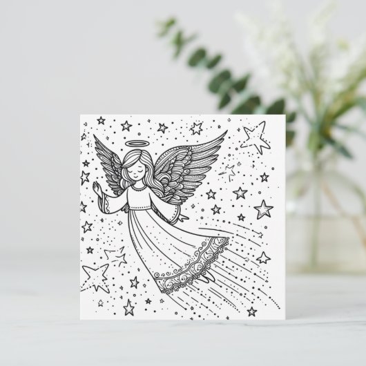 かわいいカラーアートガーディアンエンジェル シーズンカード (スタンド正面)