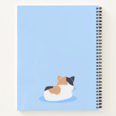 かわいいカリコ猫スパイラルノート ノートブック (裏面)