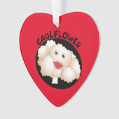 かわいいカリフラワー オーナメント (正面)