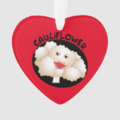 かわいいカリフラワー オーナメント (裏面)