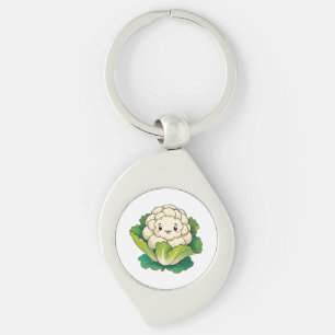 かわいいカリフラワー キーホルダー