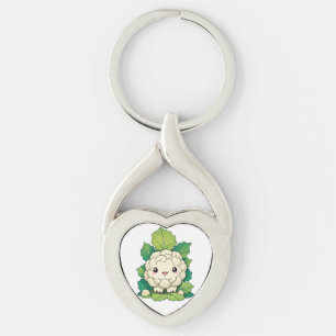 かわいいカリフラワー キーホルダー