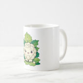 かわいいカリフラワー コーヒーマグカップ (正面右)