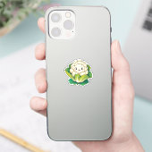 かわいいカリフラワー シール (スマートフォン)