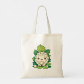 かわいいカリフラワー トートバッグ (裏面)