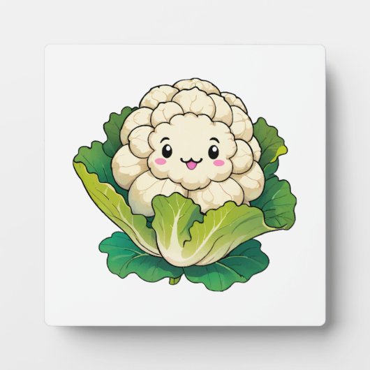 かわいいカリフラワー フォトプラーク (正面)