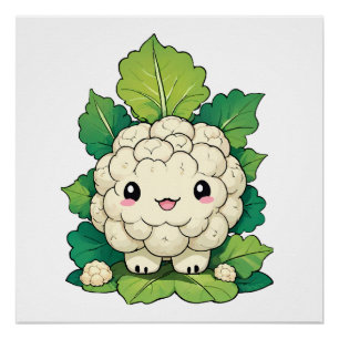かわいいカリフラワー ポスター