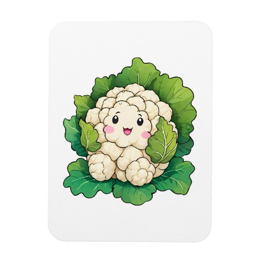 かわいいカリフラワー マグネット (縦)