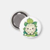 かわいいカリフラワー マグネット (正面/裏面)