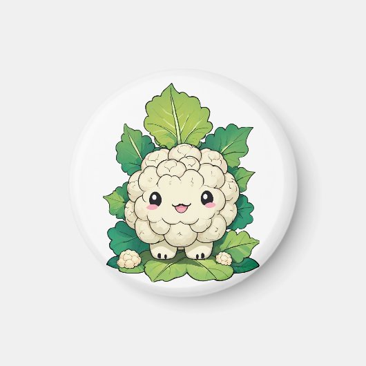 かわいいカリフラワー マグネット (正面)
