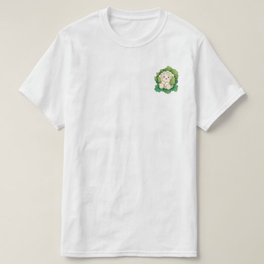 かわいいカリフラワー Tシャツ (デザイン正面)