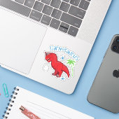 かわいいカルノタウロス シール (ノートパソコンとiPhone)