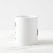 かわいいカルーンのアヒル コーヒーマグカップ (中央)