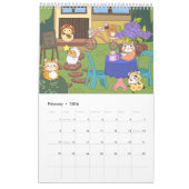 かわいいカレンダー カレンダー (2月 2026)