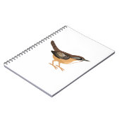 かわいいカロライナのウォレン ノートブック (左側)