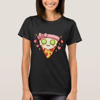 かわいいカワイイピザのセルフケアスパデー | ガーリー レトロ Tシャツ