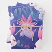 かわいいカワイイベビーAxolotls ラッピングペーパーシート (インサイチュ)