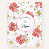 かわいいカワイイ子供名前ノートブック ノートブック (正面)