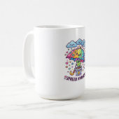 かわいいカワイイ広がる優しさ傘かわいい植物 S コーヒーマグカップ (正面左)