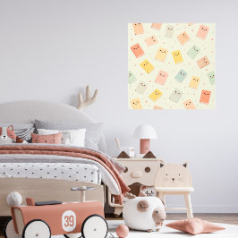 かわいいカワイイ本の金属壁アート メタルプリント