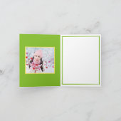 かわいいカワイイ ピクルスとバーガー サンキューカード (内部)