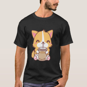 かわいいカワイボバコルギドッグクラシックバブルパールMi Tシャツ