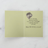 かわいいカワウソと36誕生日ユーモア|過去記事 カード (内部)