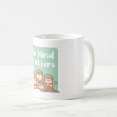 かわいいカワウソのカワウソへの優しさ Pun コーヒーマグカップ (正面右)