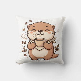 かわいいカワウソのクッション クッション