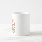 かわいいカワウソのスプーンのコーヒーマグ コーヒーマグカップ (中央)