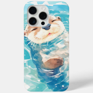かわいいカワウソの水の世界 iPhone 15 PRO MAXケース