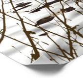 かわいいカワウソの野生動物の画像 ポスター (角)