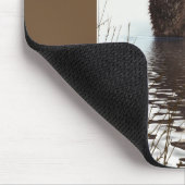 かわいいカワウソの野生動物の画像 マウスパッド (コーナー)