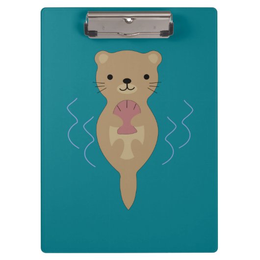 かわいいカワウソ クリップボード (正面)