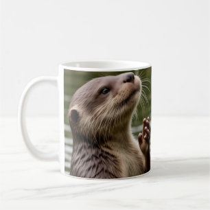 かわいいカワウソ コーヒーマグカップ