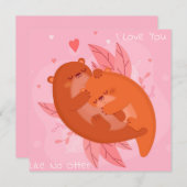 かわいいカワウソ シーズンカード (正面/裏面)