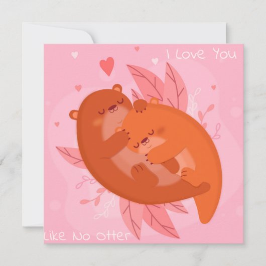 かわいいカワウソ シーズンカード (正面)