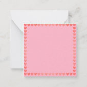 かわいいカワウソ ノートカード (裏面)