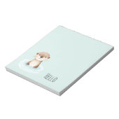 かわいいカワウソ ノートパッド (回転)