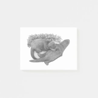 かわいいカワウソ ポストイット