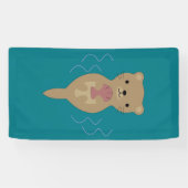 かわいいカワウソ 横断幕 (横)