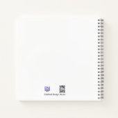 かわいいカワウソ(鳥刺し)手帳 ノートブック (裏面)