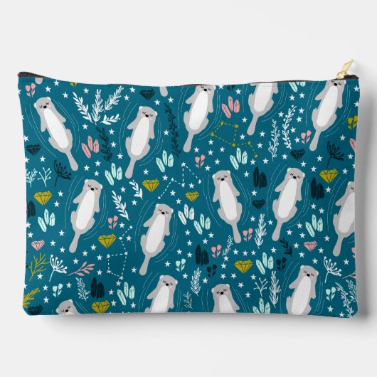 かわいいカワコスメティックバッグ アクセサリーポーチ (裏面)