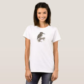 かわいいカワセミヴィンテージ Tシャツ (正面フル)