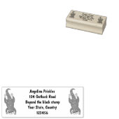 かわいいカワートダイビングアニメイラストレーション ラバースタンプ (押印)