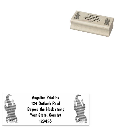 かわいいカワートダイビングアニメイラストレーション ラバースタンプ (押印)